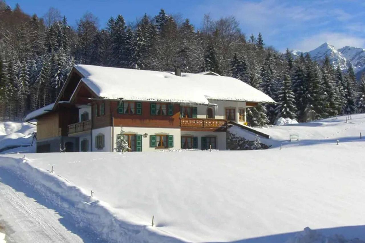 Ferienwohnung Berghof Wallgau Buitenkant foto
